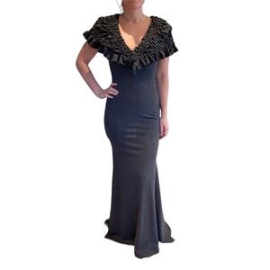 Jovani Evening Gown Gray